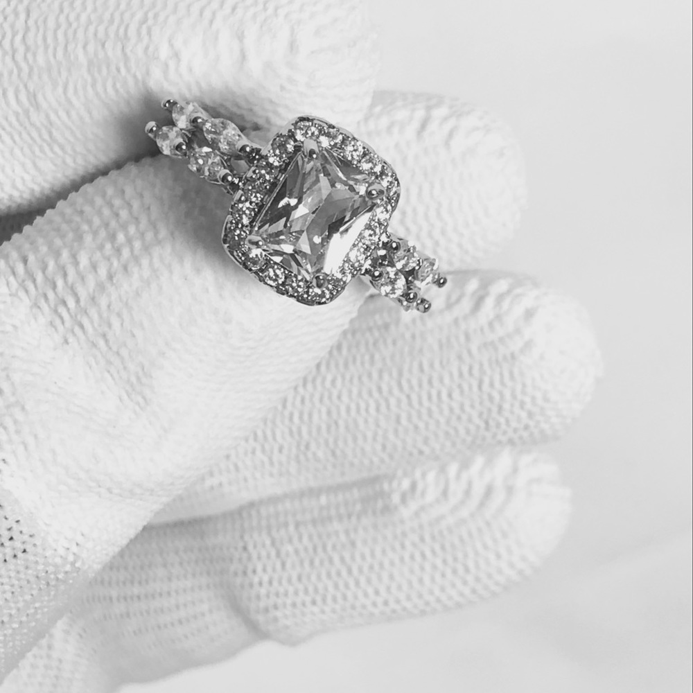 NEW 925 Sterling Silver Ring Engagement ring